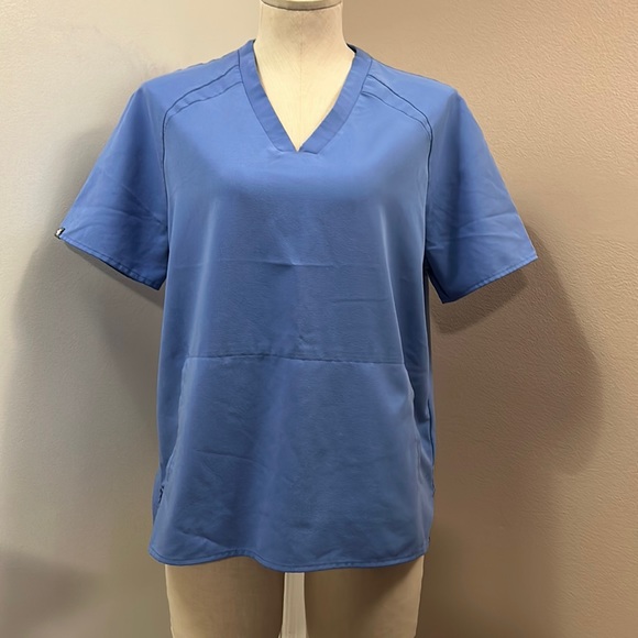 Figs Scrubs Blue Top size Small - Picture 1 of 7